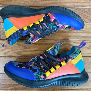 inkkas Multicolor Floral Athletic Sneakers, Runner V.2, Luzon Size 6, EUR 37